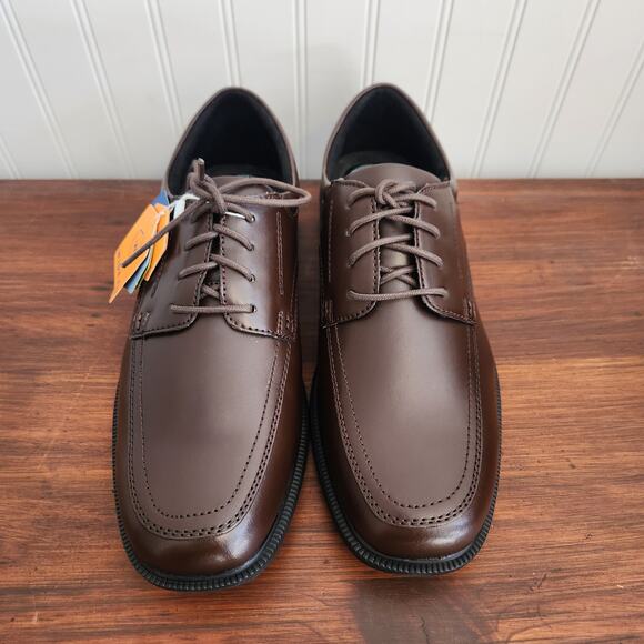Nunn Bush Men\'s‎ Size 11 Wide Fit Kore Dark Brown Comfort Dress Shoes New main image 4
